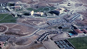 Early aerial image of UCI campus, 1966