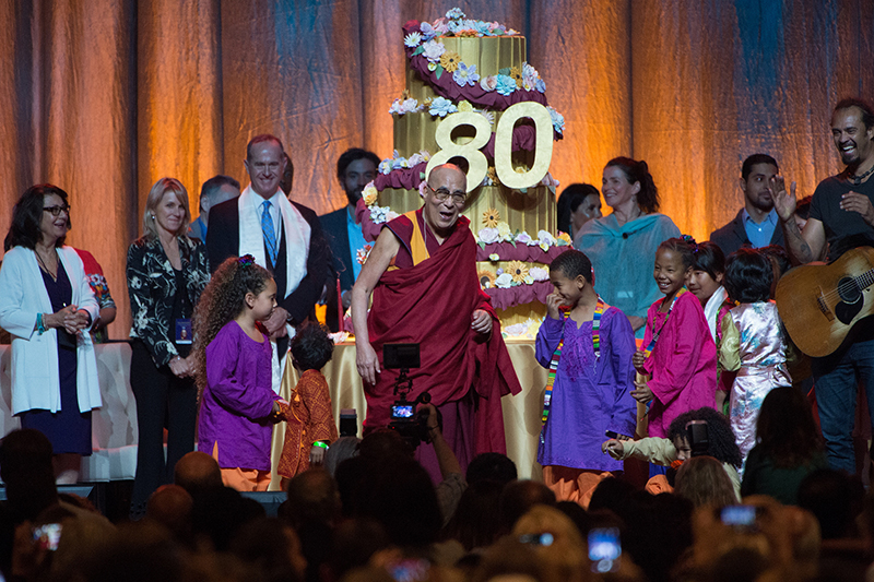 Dalai Lama at Global Compassion Summit
