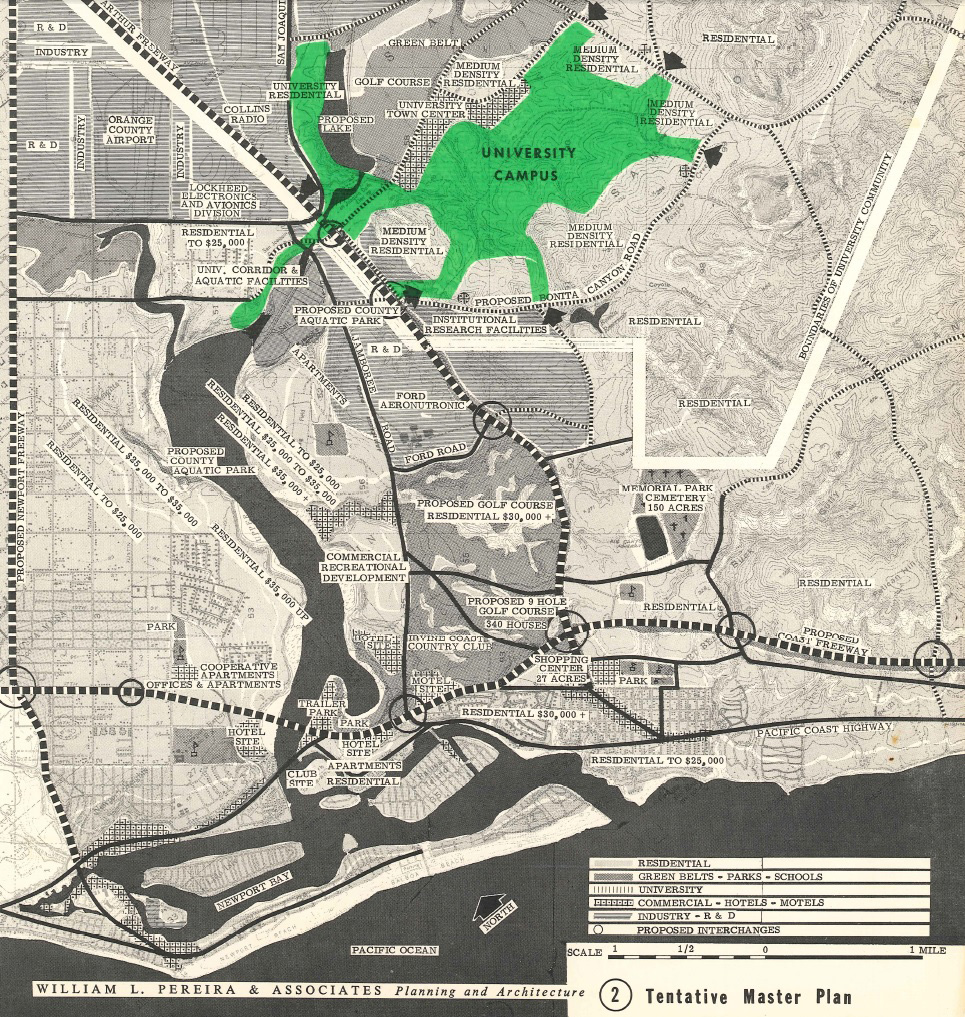 Map of proposed campus site